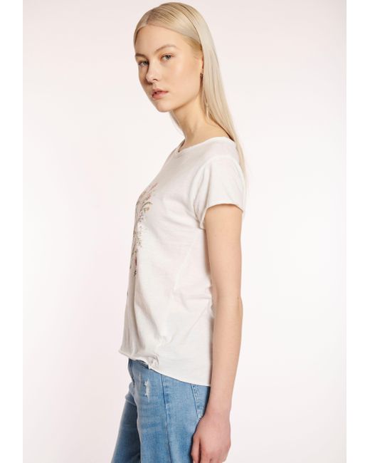 Hailys White T-Shirt SS C TP Sv44enja