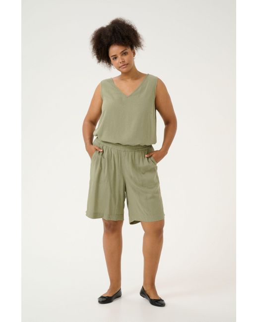 Kaffe Green Shorts KCmille Große Größen
