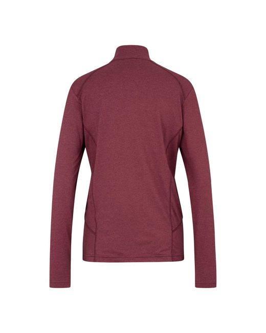 Ziener Purple Stehkragenpullover Midlayer Jenita Lady mit halbem Reißverschluss