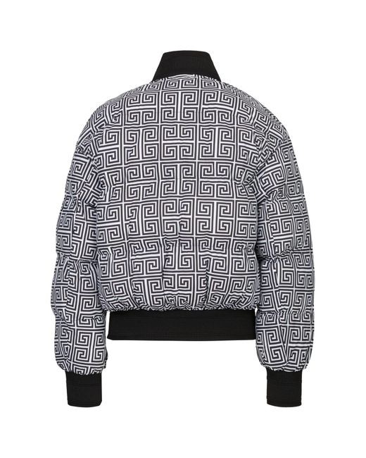 19V69 Italia by Versace Gray Winterjacke LORETTA Steppjacke
