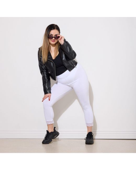 Merry Style Damen Leggings – Bequeme 3/4 Caprihose Aus Viskose & Elasthan, In Der EU Gefertigt