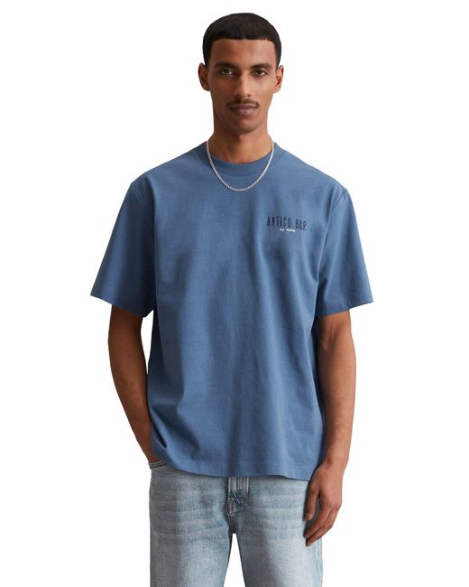 Marc O' Polo T-Shirt mit markantem Rückenprint in Blue für Herren