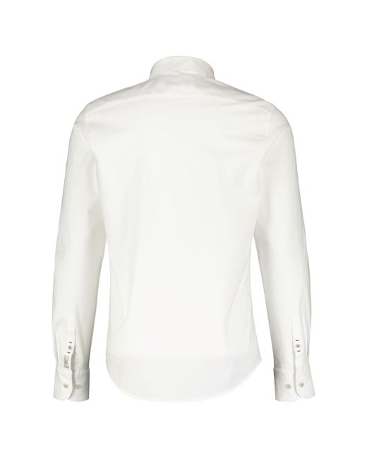 Lerros Langarmhemd 2001120 in White für Herren