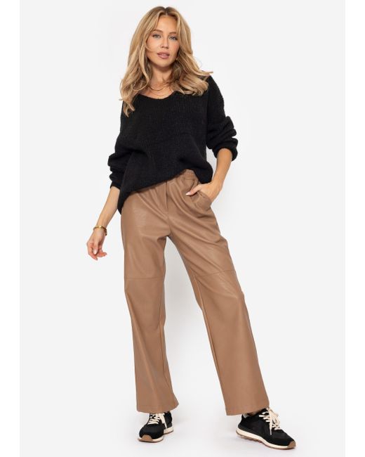 SassyClassy Black Strickpullover Oversize Pullover