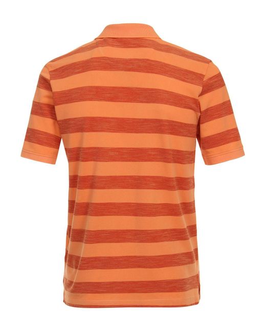 Redmond Poloshirt in Orange für Herren