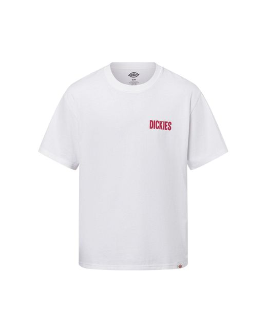 Dickies T-Shirt Slacks Rally SS Tee in White für Herren