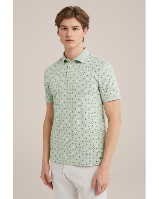 WE Fashion Poloshirt in Green für Herren