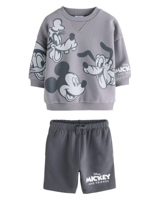 Next Pullover & Mickey & Friends Sweatshirt und Shorts im Set (2-tlg) in Gray für Herren