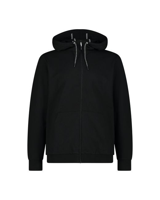 CMP Sweatjacke Kapuzenjacke MAN JACKET FIX HOOD 32D8077M in Black für Herren