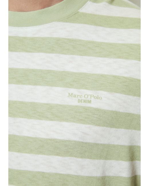 Marc O' Polo Shirt in softer Slub-Jersey-Qualität in Green für Herren