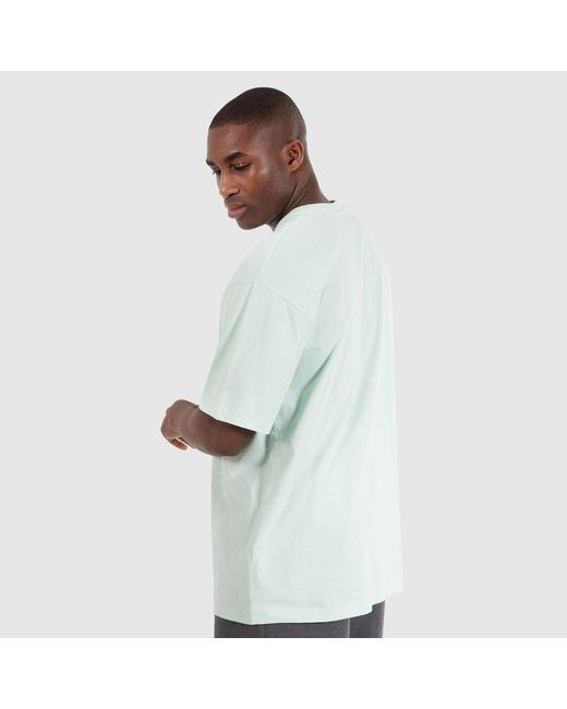 Smilodox T-Shirt Blake Oversize, 100% Baumwolle in Blue für Herren