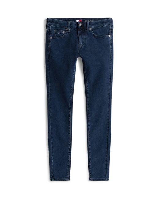 Tommy Hilfiger Blue Tommy Skinny-fit-Jeans SOPHIE LW SKN mit Logo-Badge, in Knöchellänge