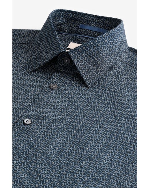 Next Businesshemd Formelles Slim Fit Signature Hemd aus Baumwolle (1-tlg) in Blue für Herren