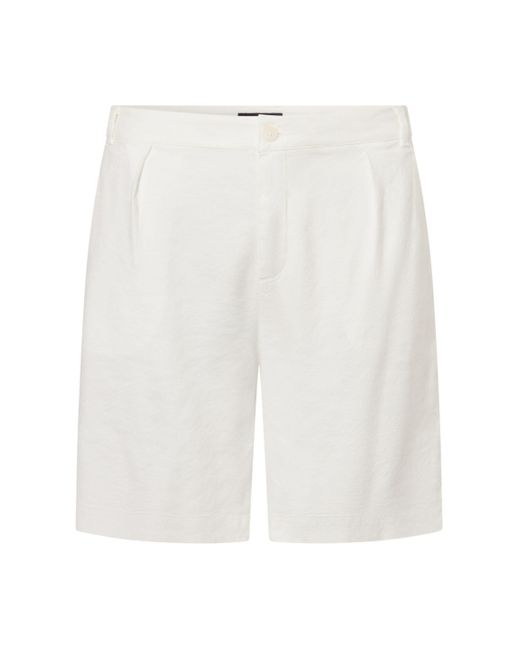 NYDJ White Shorts Relaxed Short Schlankmachende Passform