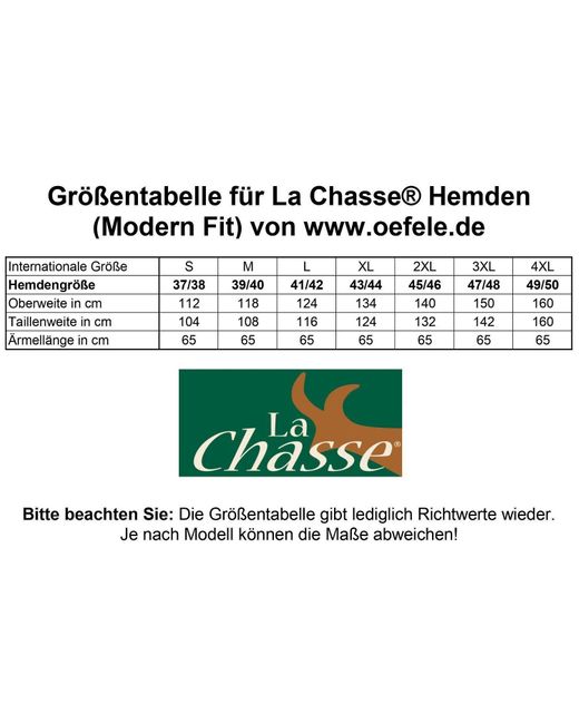 La Chasse ® Outdoorhemd Holzfällerhemd Flanellhemd mit 1 geknöpften Brusttasche Jagdhemd NEU in Green für Herren