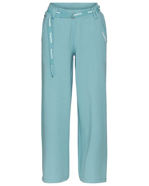 Kangaroos Blue Jerseyhose mit weitem Bein in Culotte Form