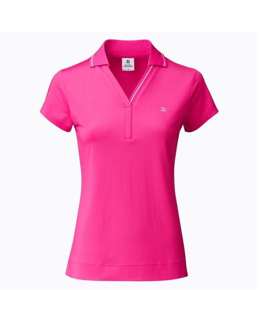 Daily Sports Pink Poloshirt Polo Indra Cerise UK M
