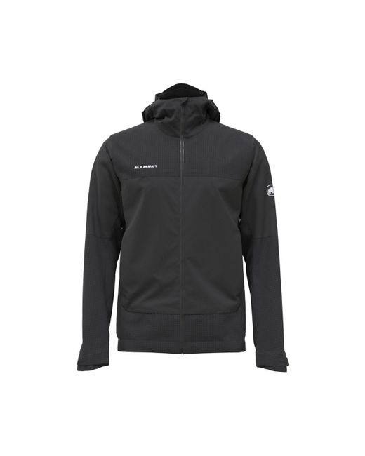 Mammut Funktionsjacke Ducan Guide HS Hooded Jacket (Hardshelljacke), in Black für Herren