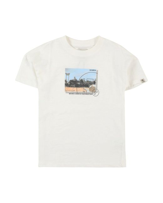 Garcia T-Shirt (1-tlg) in White für Herren