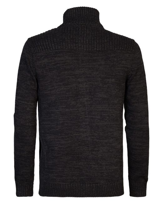 Petrol Industries Strickpullover Gestrickter Cardigan Elim in Black für Herren