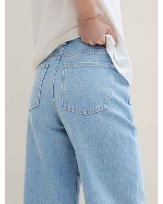 Tom Tailor Blue Skinny-fit- Culotte Jeans mit TM Lyocell