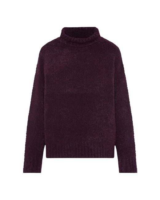 SENSES.THE LABEL Purple Rollkragenpullover