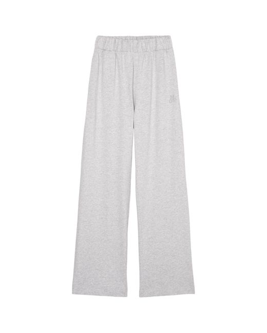 Marc O' Polo White Pyjamahose Heavy Jersey schlaf-hose pyjama schlafmode