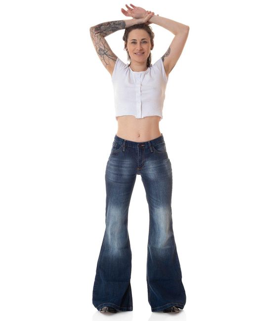Comycom Blue Schlagjeans Jeans STAR BURN