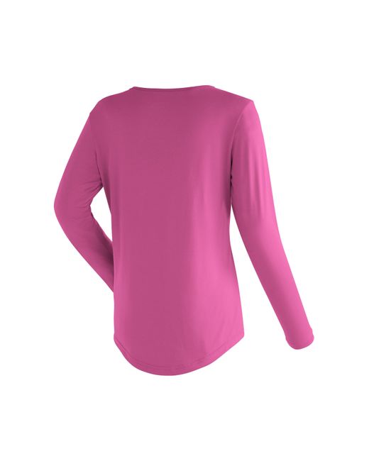 Maier Sports Pink Longsleeve Horda L/S W Langarmshirt für Wandern und Freizeit