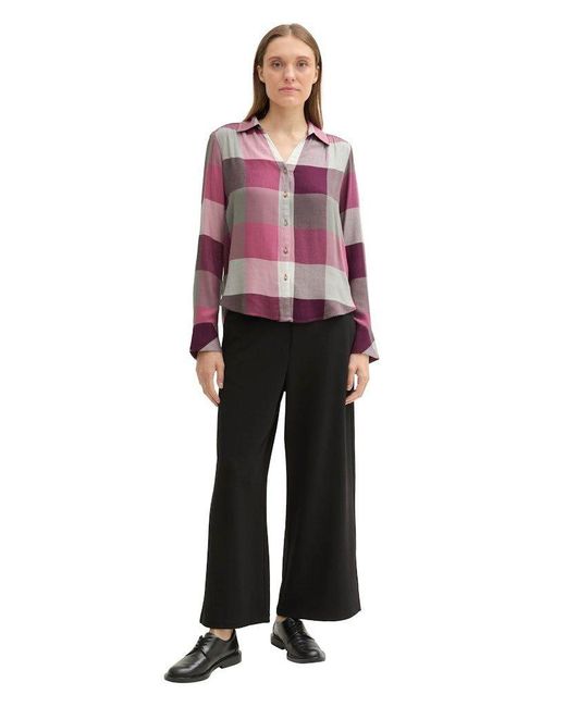 Tom Tailor Pink Langarmbluse