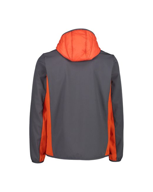 CMP Softshelljacke MAN JACKET FIX HOOD 31A0897 in Orange für Herren