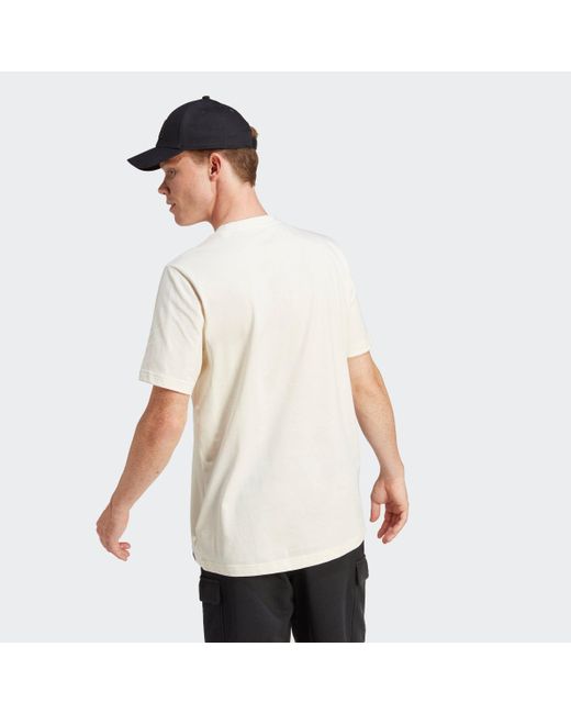 Adidas T-Shirt M LANDSCAPE SPW in White für Herren
