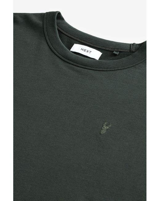Next Leichtes Sweatshirt mit Rundhalsausschnitt (1-tlg) in Green für Herren