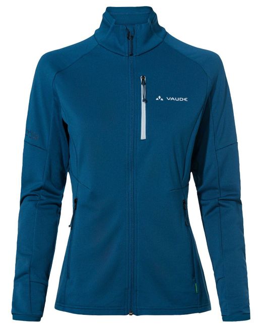 Vaude Blue Outdoorjacke Women's Elope Fleece Jacket II (1-St) warme, atmungsaktive Fleecejacke