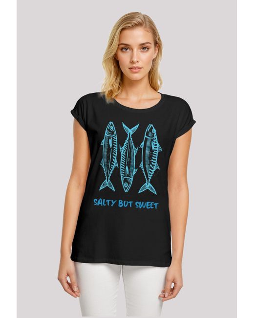 F4NT4STIC Black Shirt Salty But Sweet Premium Qualität