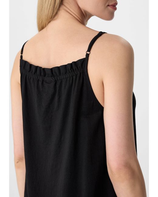 comma casual identity Black Maxikleid Kleid