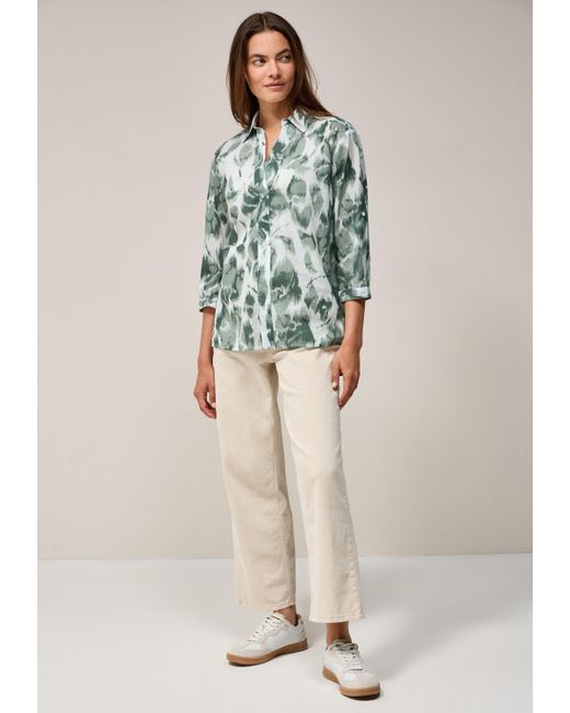 Cecil Green Klassische Bluse mit 3/4 Ärmeln