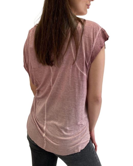 DIESEL Purple Shirttop T-Najad-Top Alt
