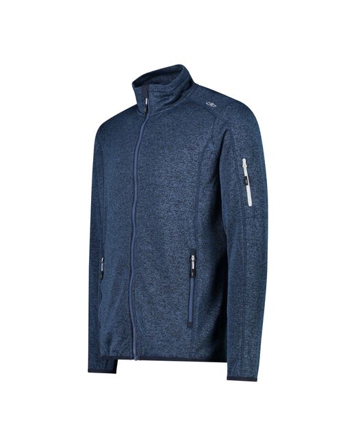 CMP Fleecejacke Man Jacket 30H5887 in Blue für Herren