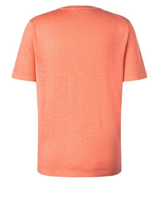 Joop! T-Shirt Maroso (1-tlg) in Orange für Herren