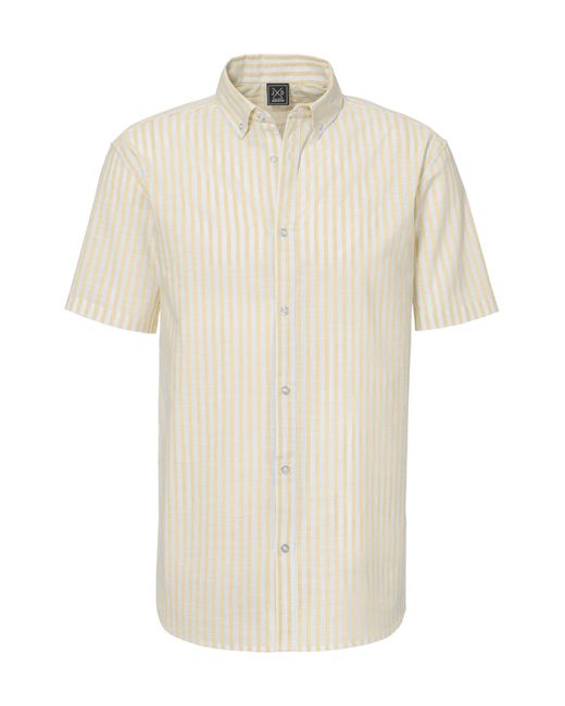 John Devin Kurzarmhemd Regular Fit, Hemd mit Button-down-Kragen aus reiner Baumwolle in White für Herren