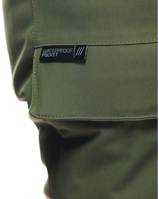 DAINESE Motorradhose Hekla Absoluteshell Pro 20K D-Dry Motorrad Textilhose (wasserdicht) in Green für Herren