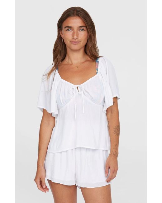 O'neill Sportswear White ' Tanktop O`NEILL Web-Oberteil Huges Weiß S