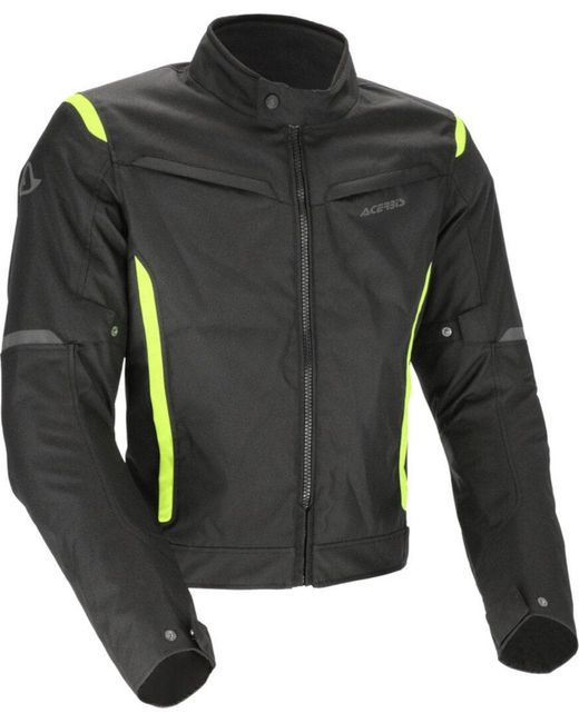 Acerbis Motorradjacke X-MAT 2.0 Motorrad Textiljacke (mit Protektoren, wasserdicht) in Gray für Herren
