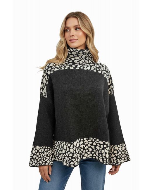 Worldclassca Black Longpullover Oversize Strickpulllover)