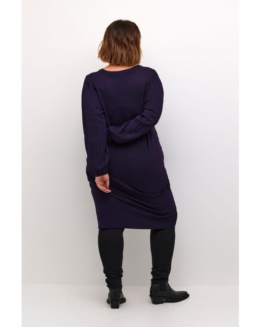 Kaffe Blue Strickpullover KCloni Große Größen