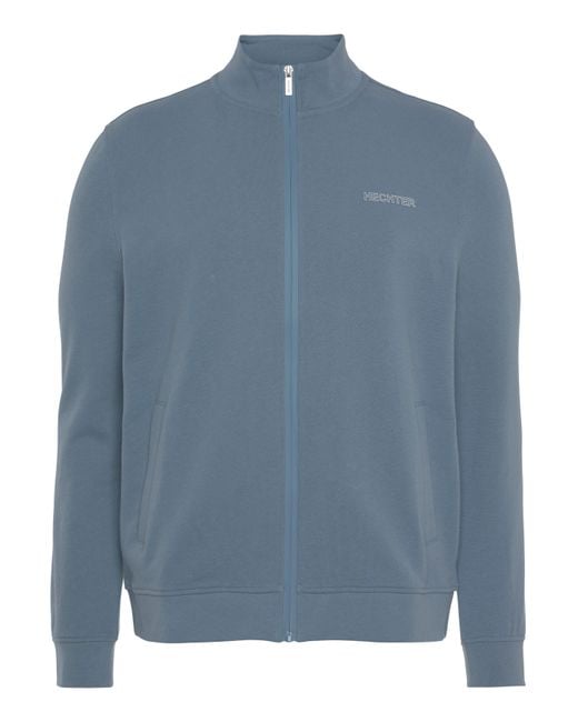 Hechter Paris Sweatjacke mit elastischen Bündchen in Blue für Herren