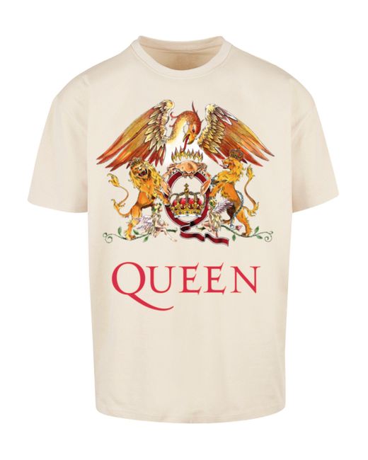 PLUS | T-Shirt Lyst Natur Queen Classic für DE Keine Crest Angabe in Herren F4NT4STIC SIZE
