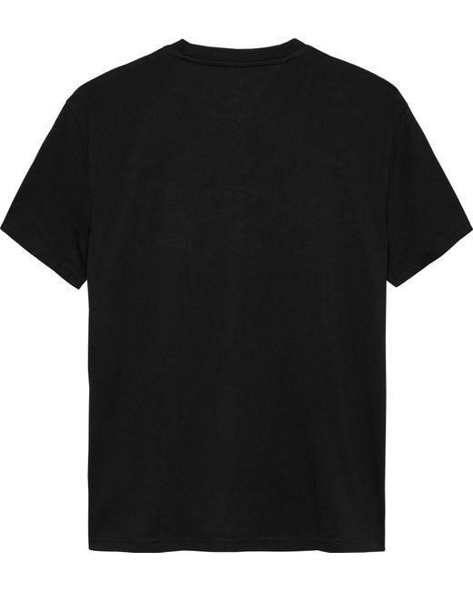 Tommy Hilfiger T-Shirt TJM REG FLAG LINEAR SS TEE EXT Mit Rundhalsausschnitt in Black für Herren