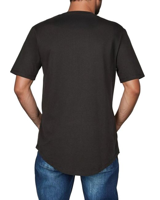 Jack & Jones Tshirt Herren Lang Geschnitten Set 100% Baumwolle Regular Fit Jjenoa 3Er Pack in Black für Herren